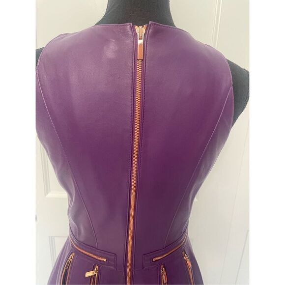 Thomas Wylde Lamb Leather Dress Size M - Picture 8 of 11